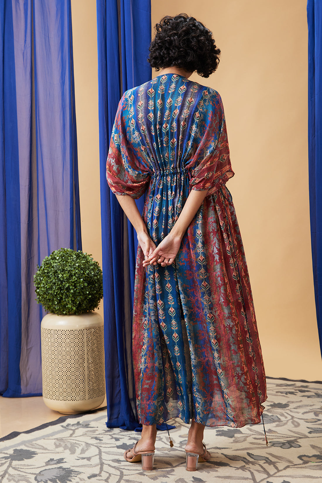 Adah Embroidered Maxi dress