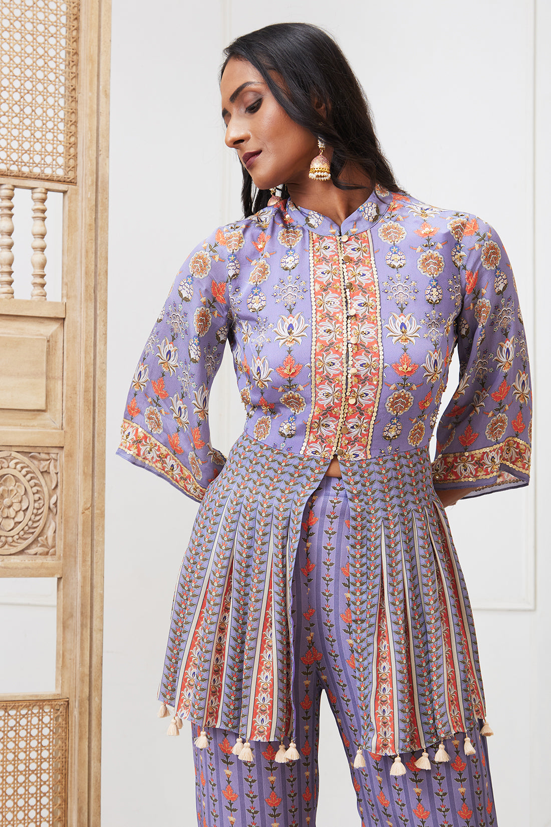 Tabriz Embroidered Kurta Set