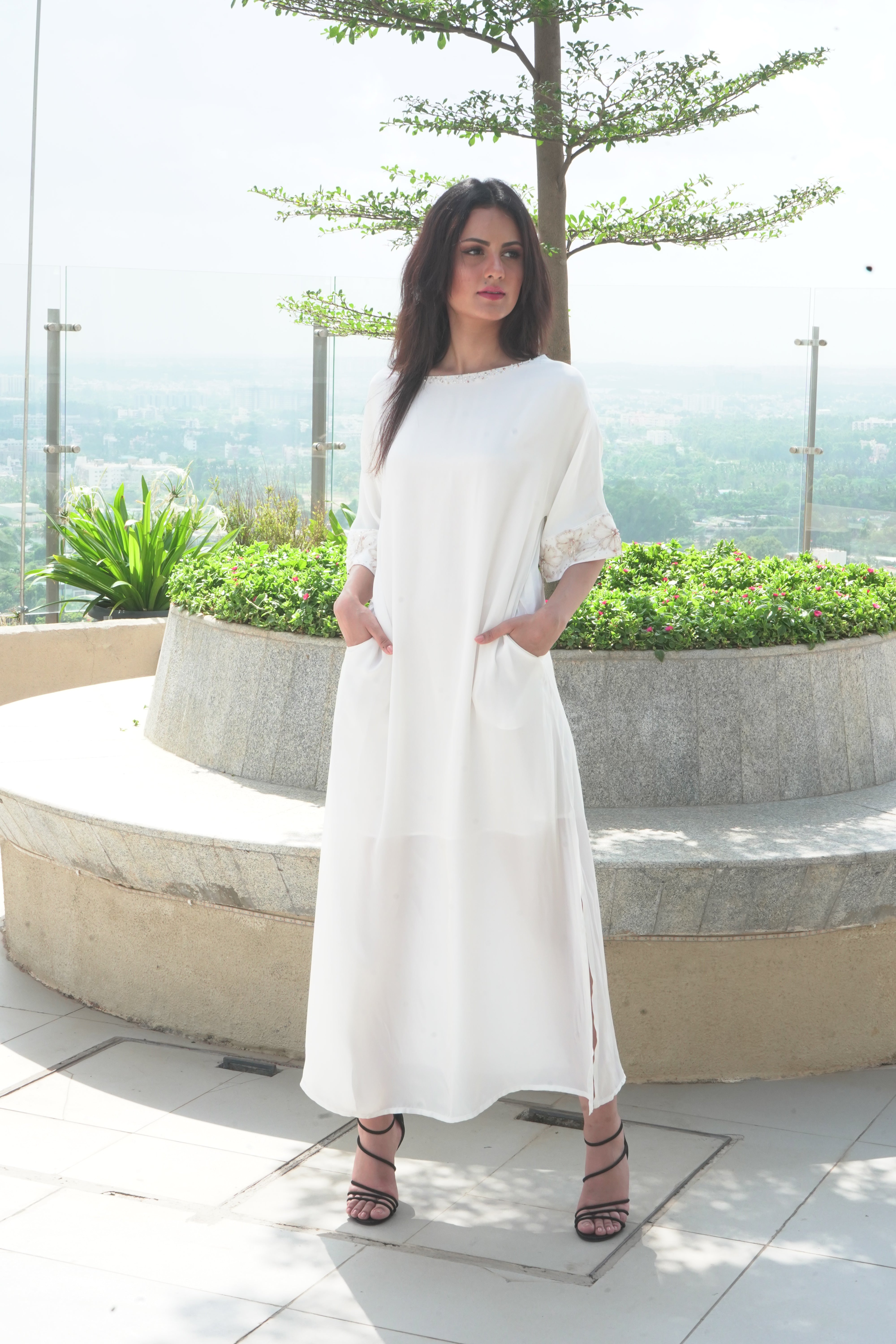 Vittoria White Kaftan