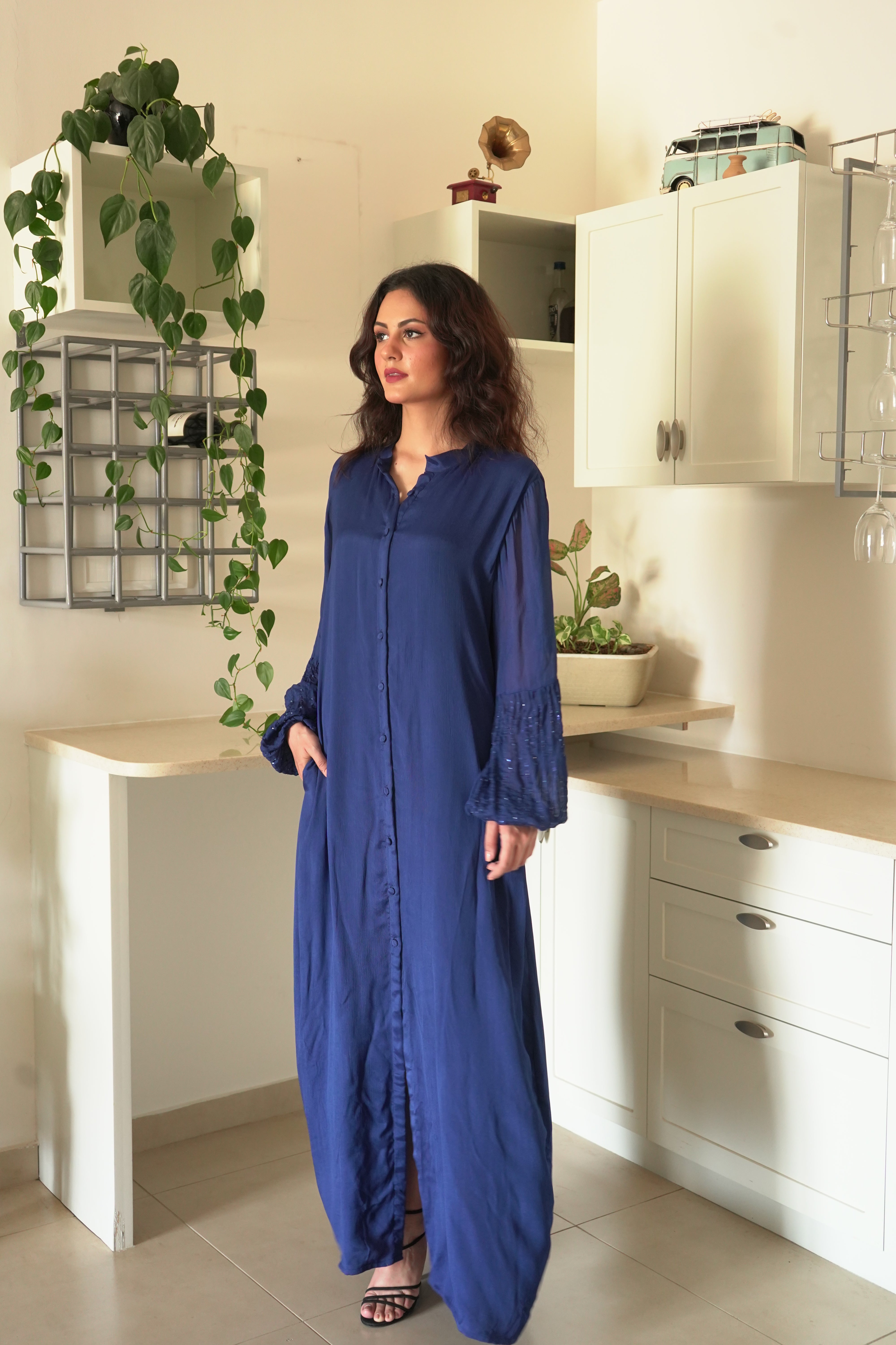 Alexa Blue Kaftan