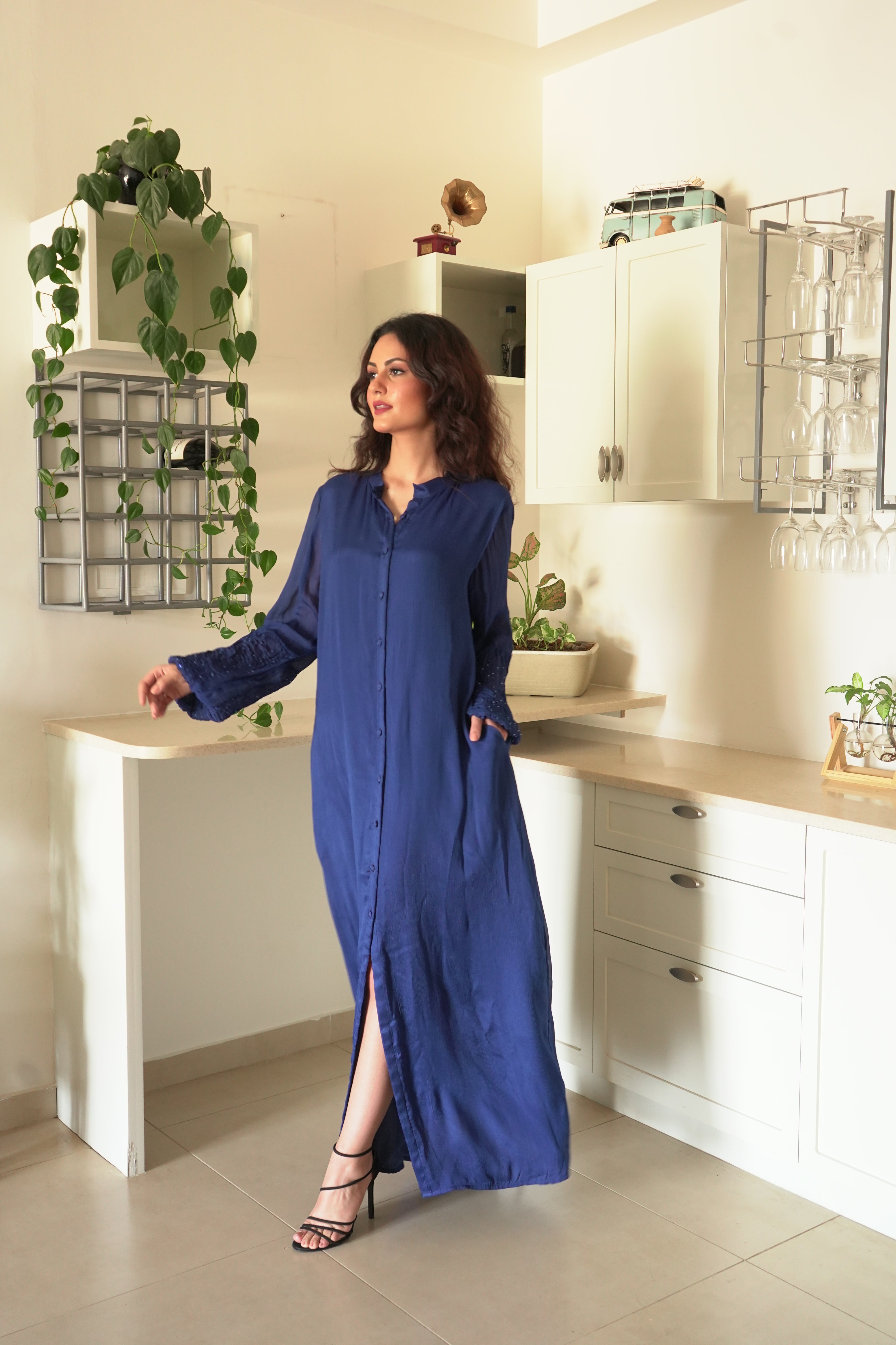 Alexa Blue Kaftan