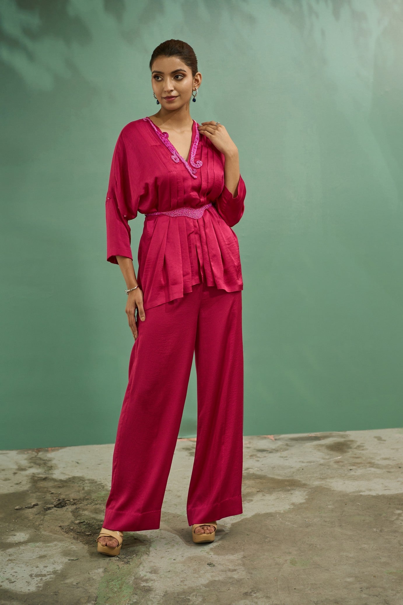 Fuschia Pink Co-Ord Set