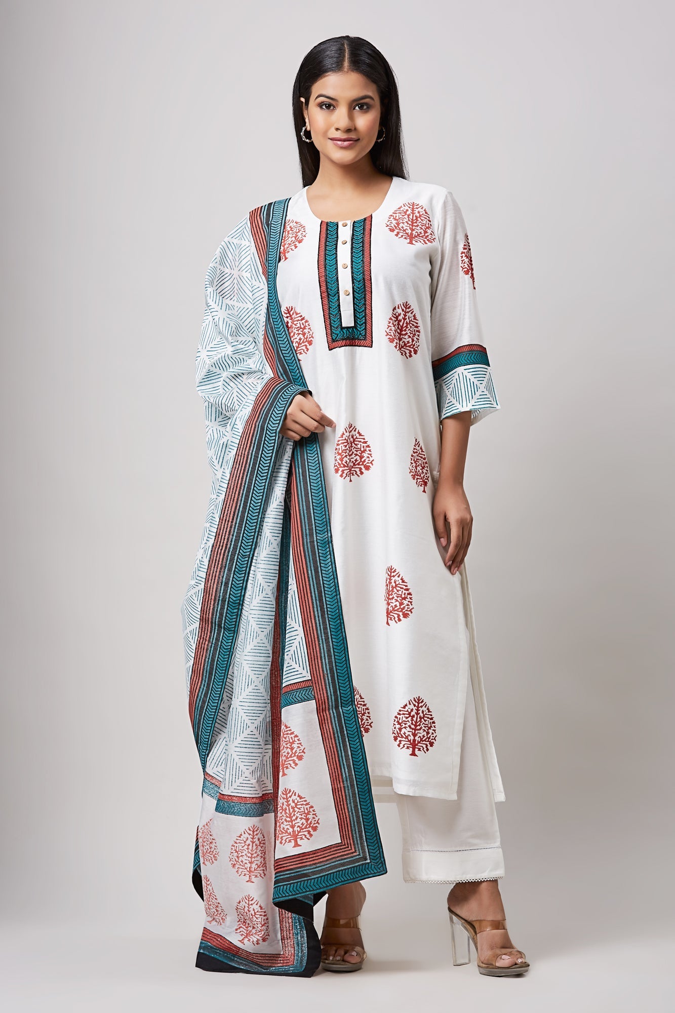 APARJITA HAND BLOCK PRINTED SET