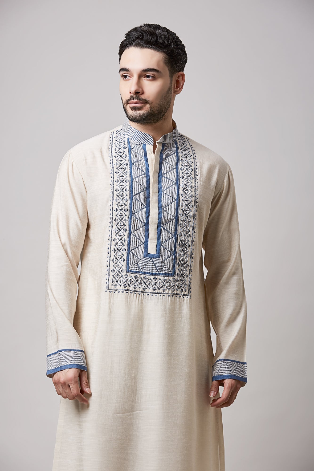 HARF HAND BLOCK PRINTED KURTA SET