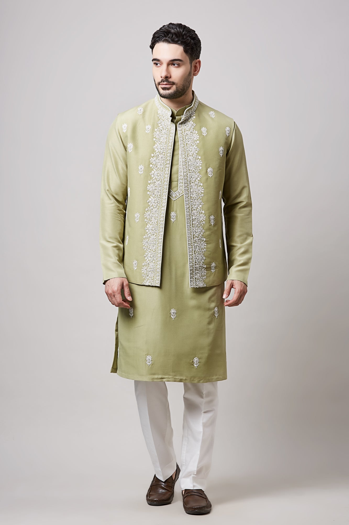 SOY SILK DORI WORK BUNDI SET