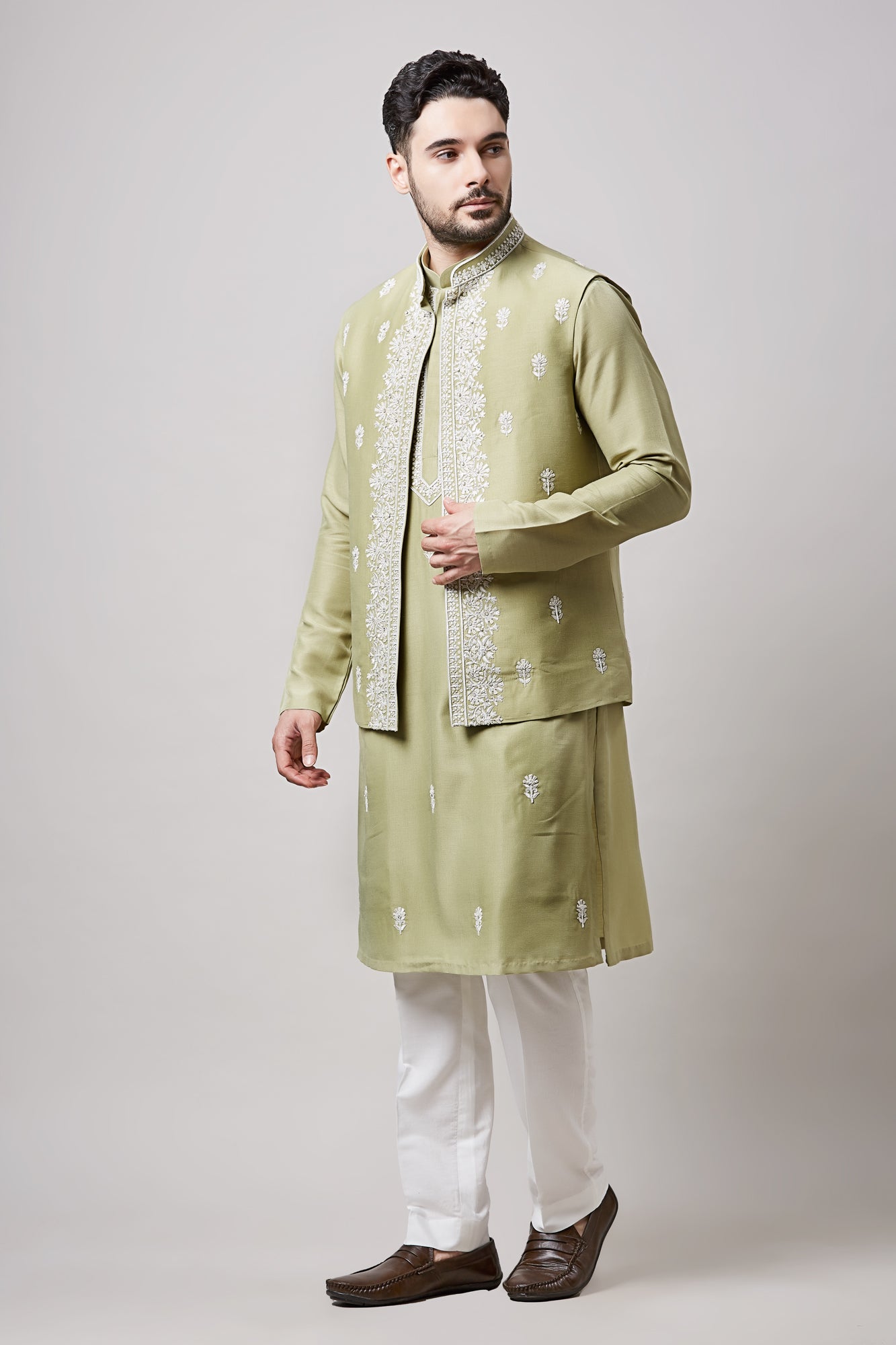 SOY SILK DORI WORK BUNDI SET