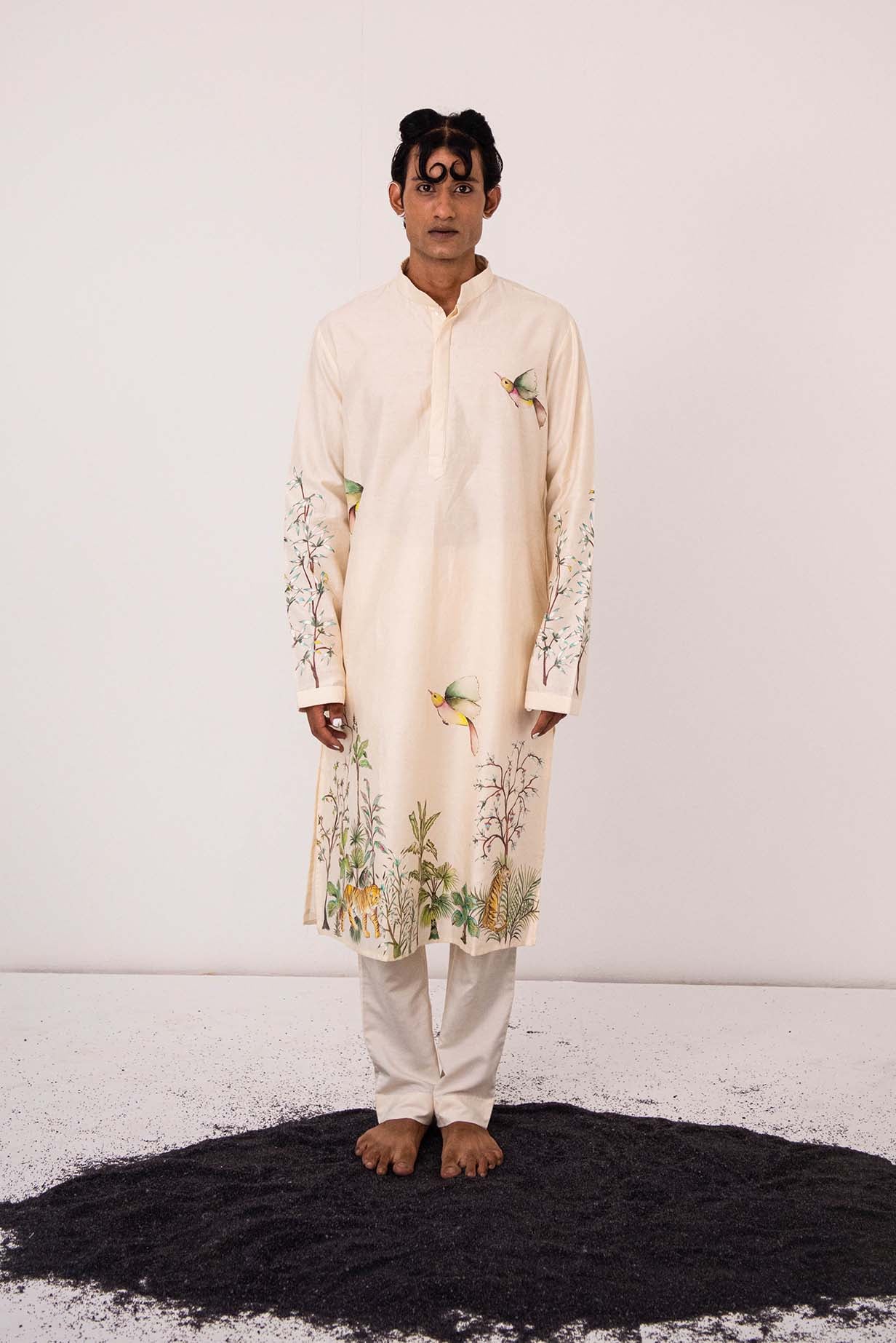 Bengal Tiger Kurta With Pants