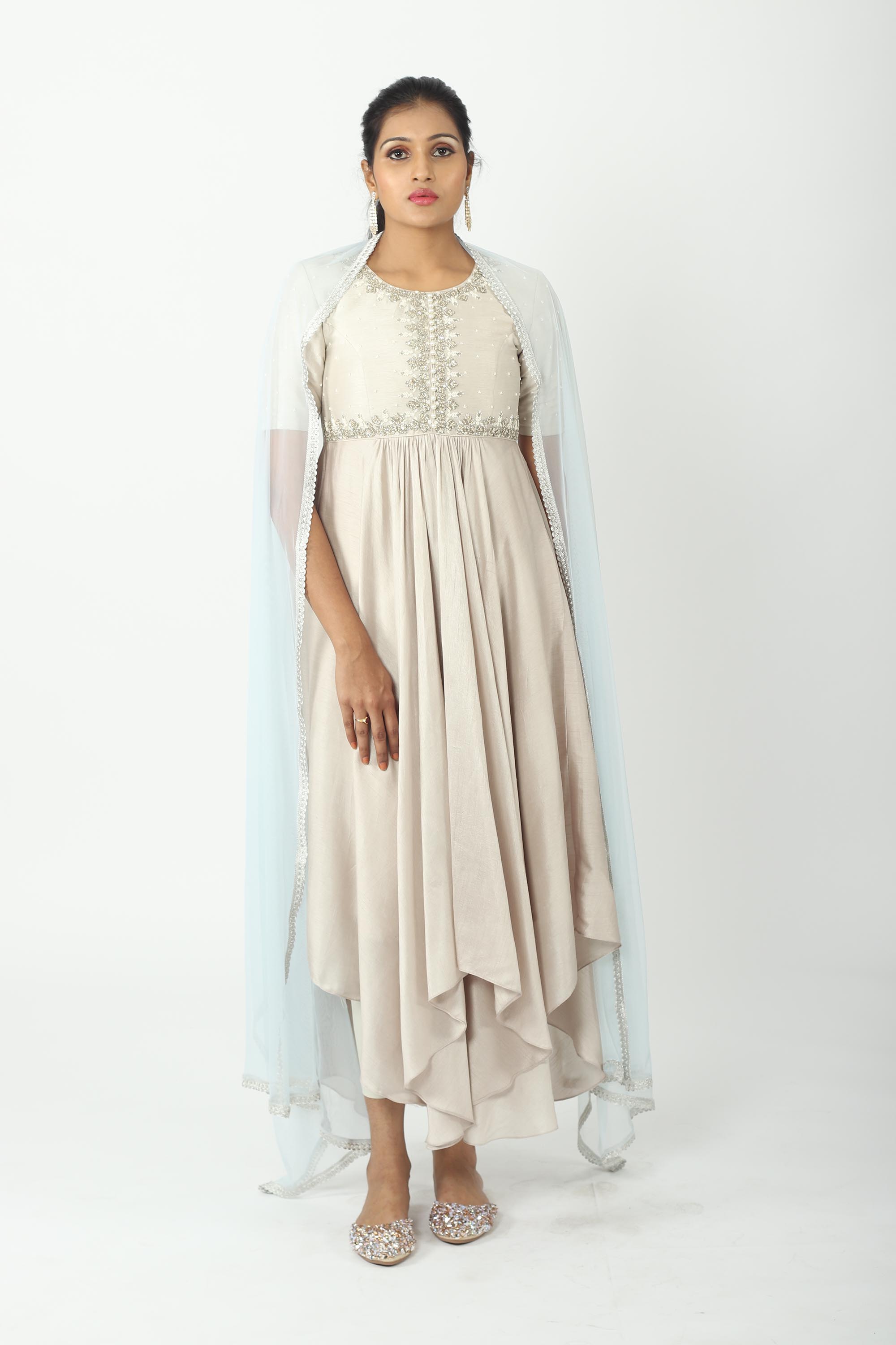 Ivory Silk Dress