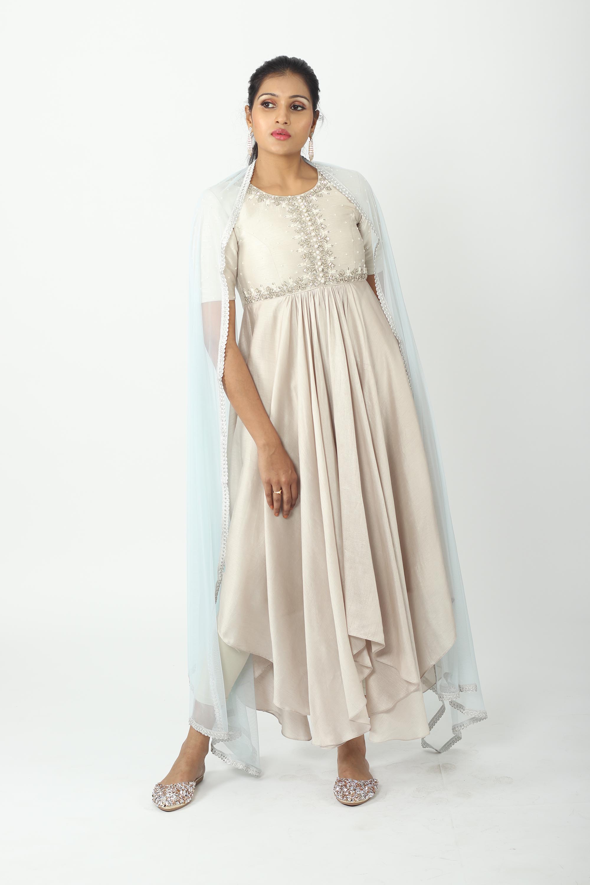 Ivory Silk Dress