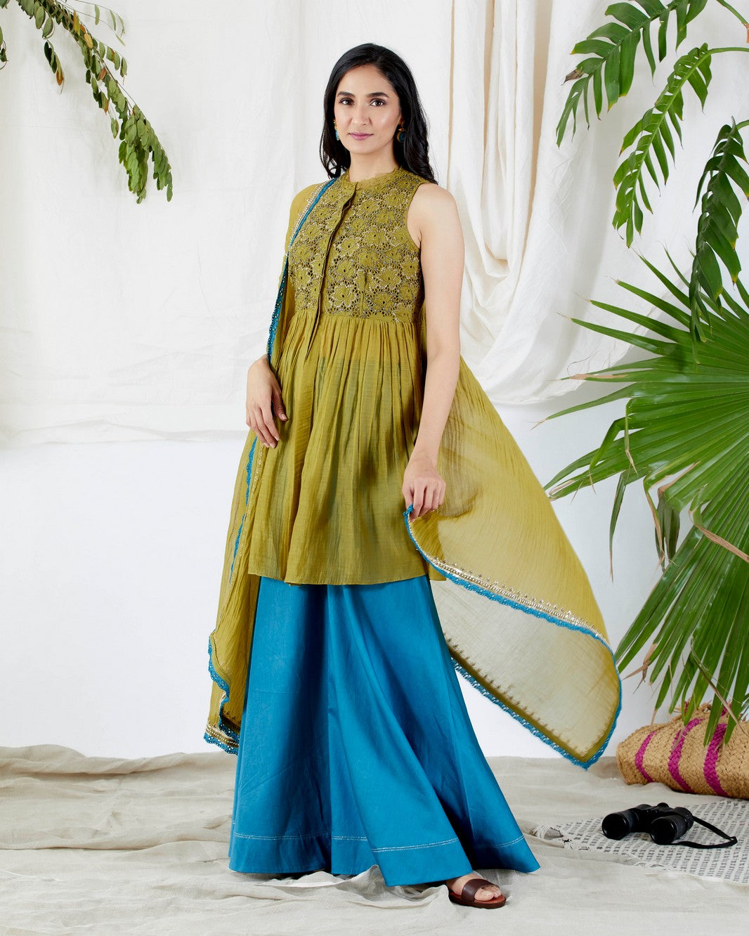 Kurta with dupatta & pants