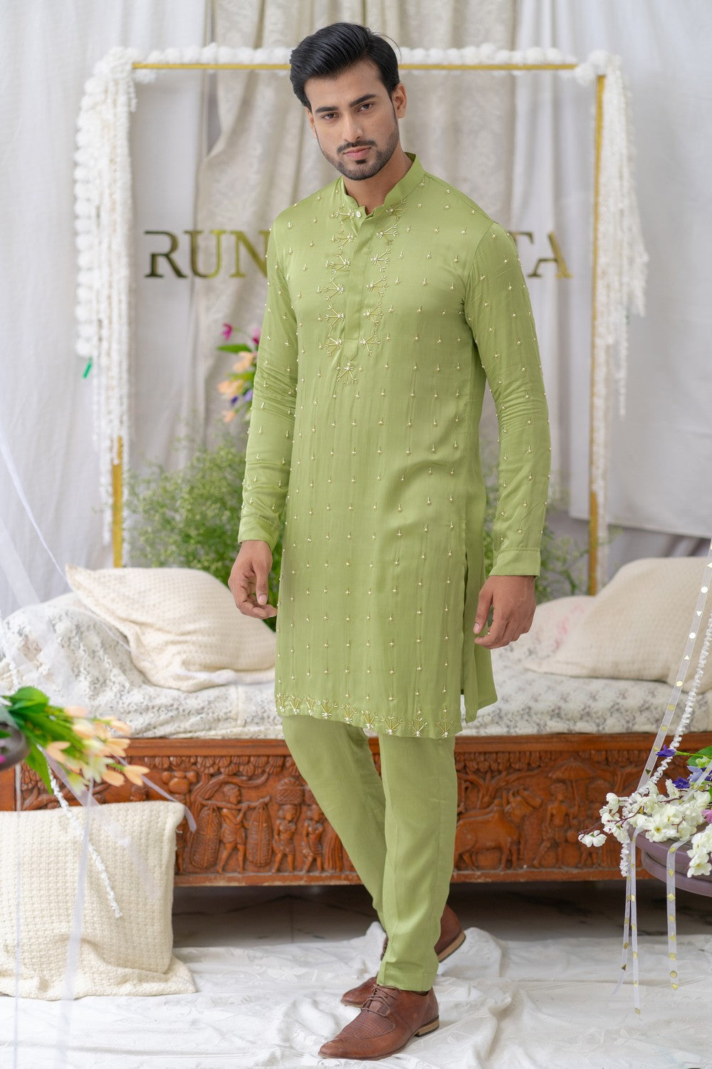 embroidery kurta gents