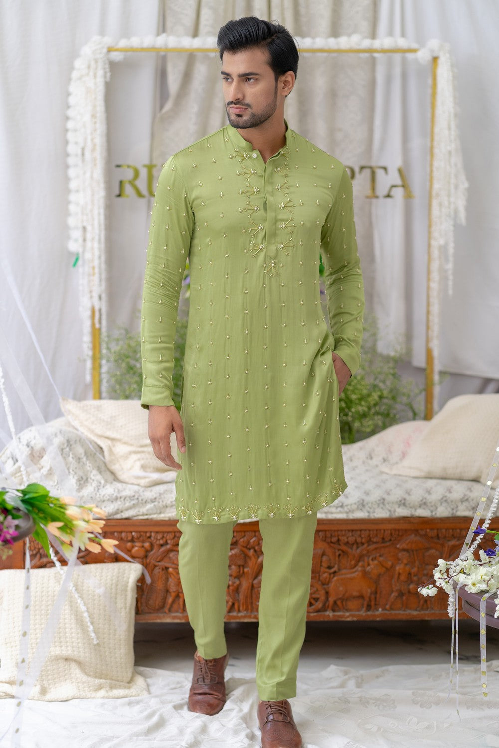 embroidery kurta gents