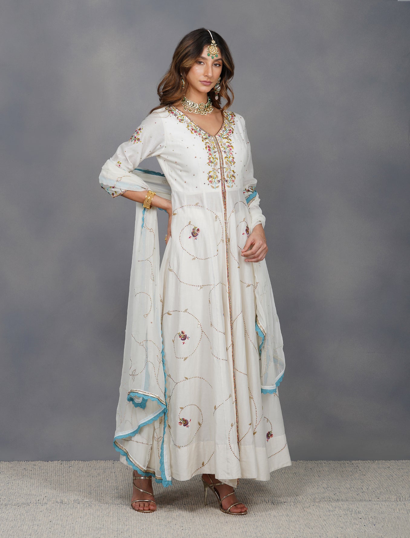 BAROQUE JARDIN FRONT OPEN ANARKALI