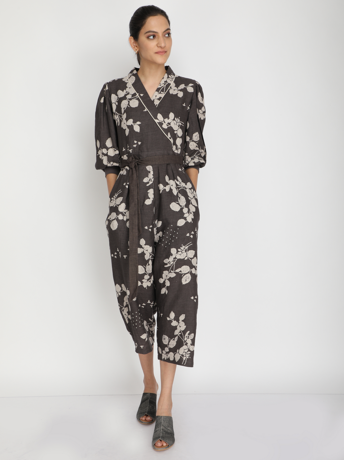 PETAL PRINTED JUMPSUIT