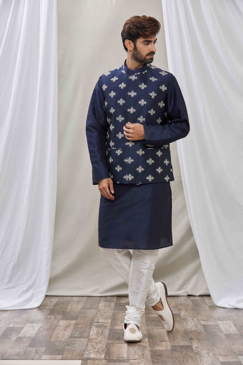 cotton silk kurta