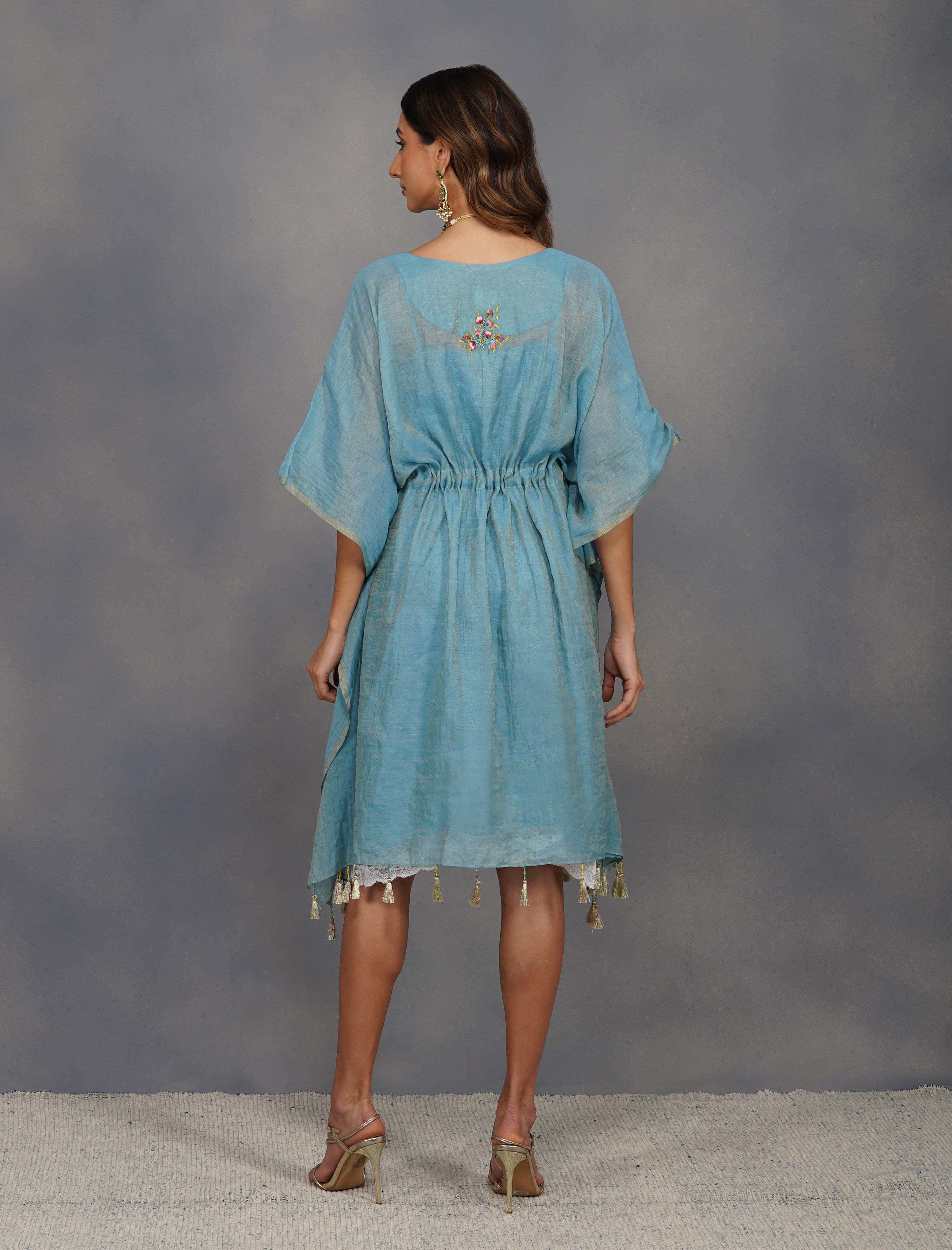 BAROQUE JARDIN KAFTAN DRESS