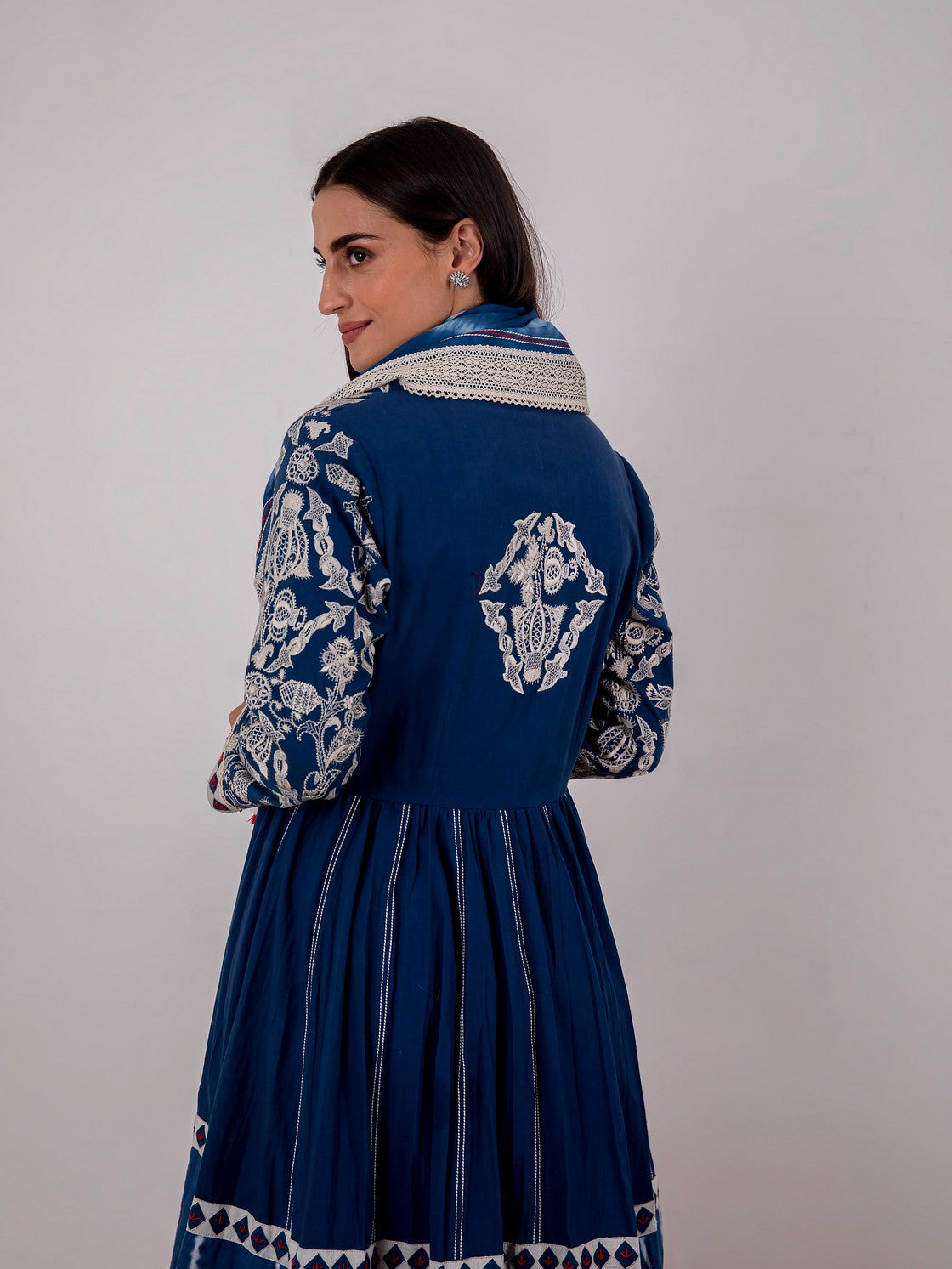 indigo long kurta