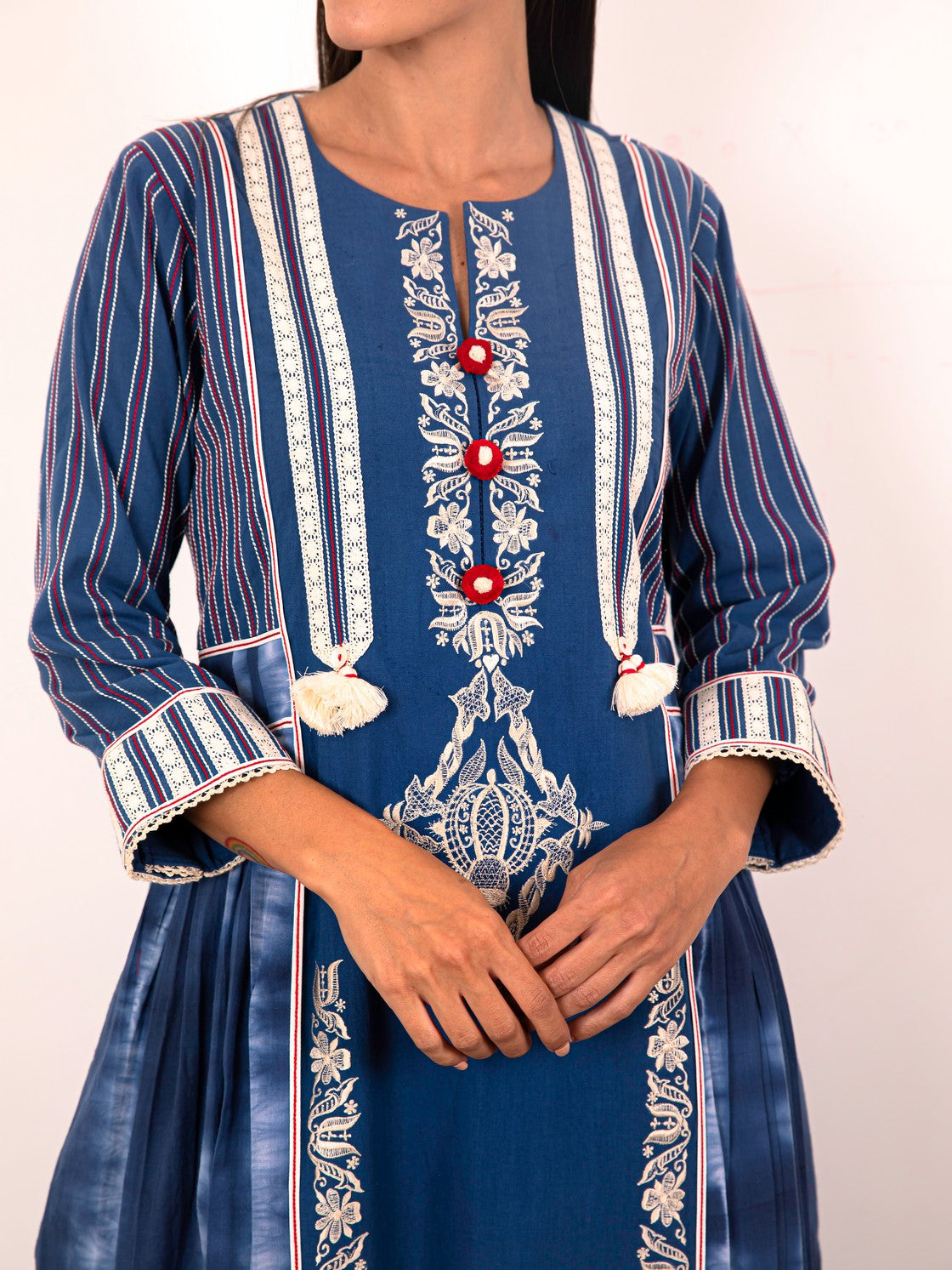 indigo long kurta