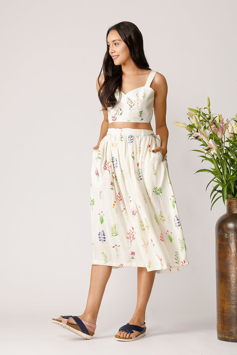 Galax Gathered Skirt