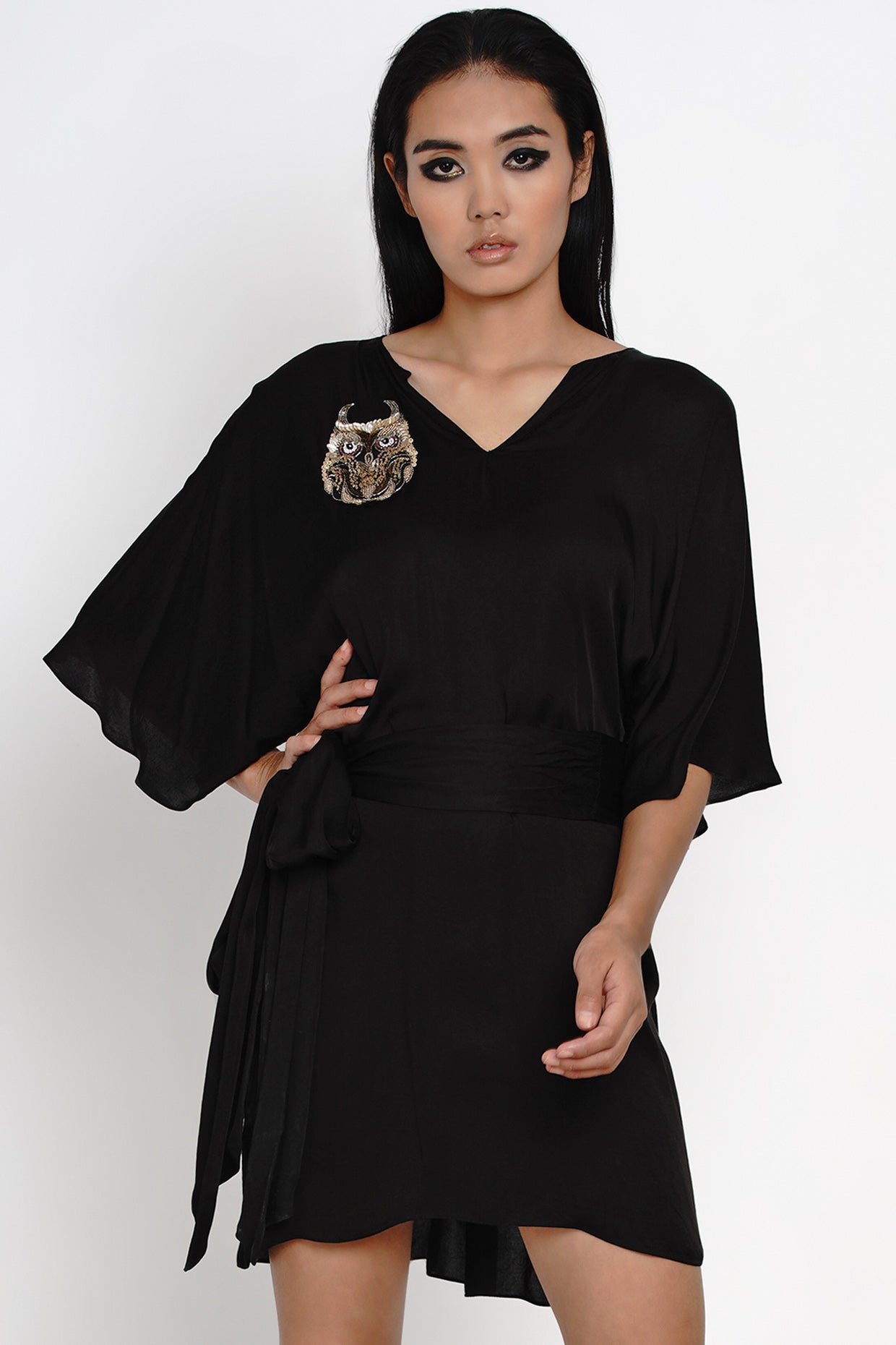 BLACK TWO-NITE DRESS