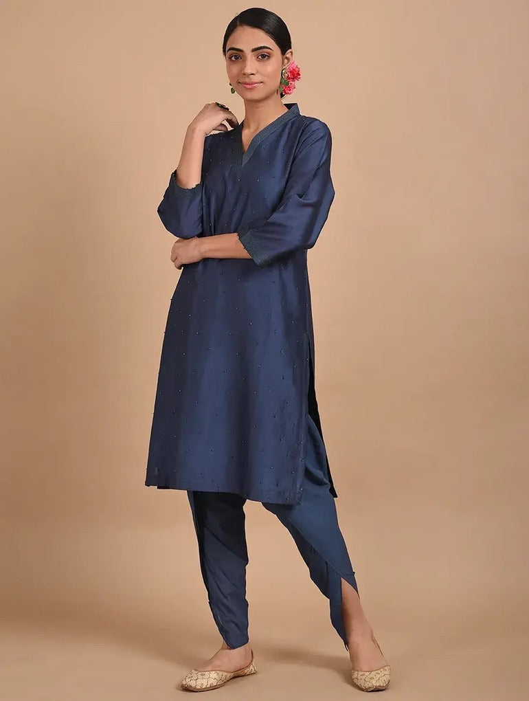 KURTA WITH DHOTI AND DUPATTA