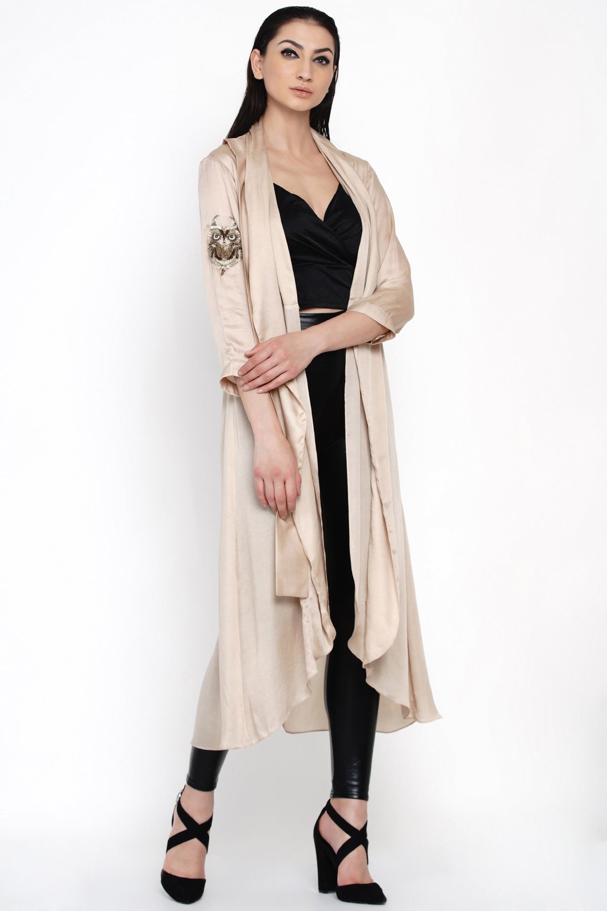 BEIGE EFF-ING CAPE