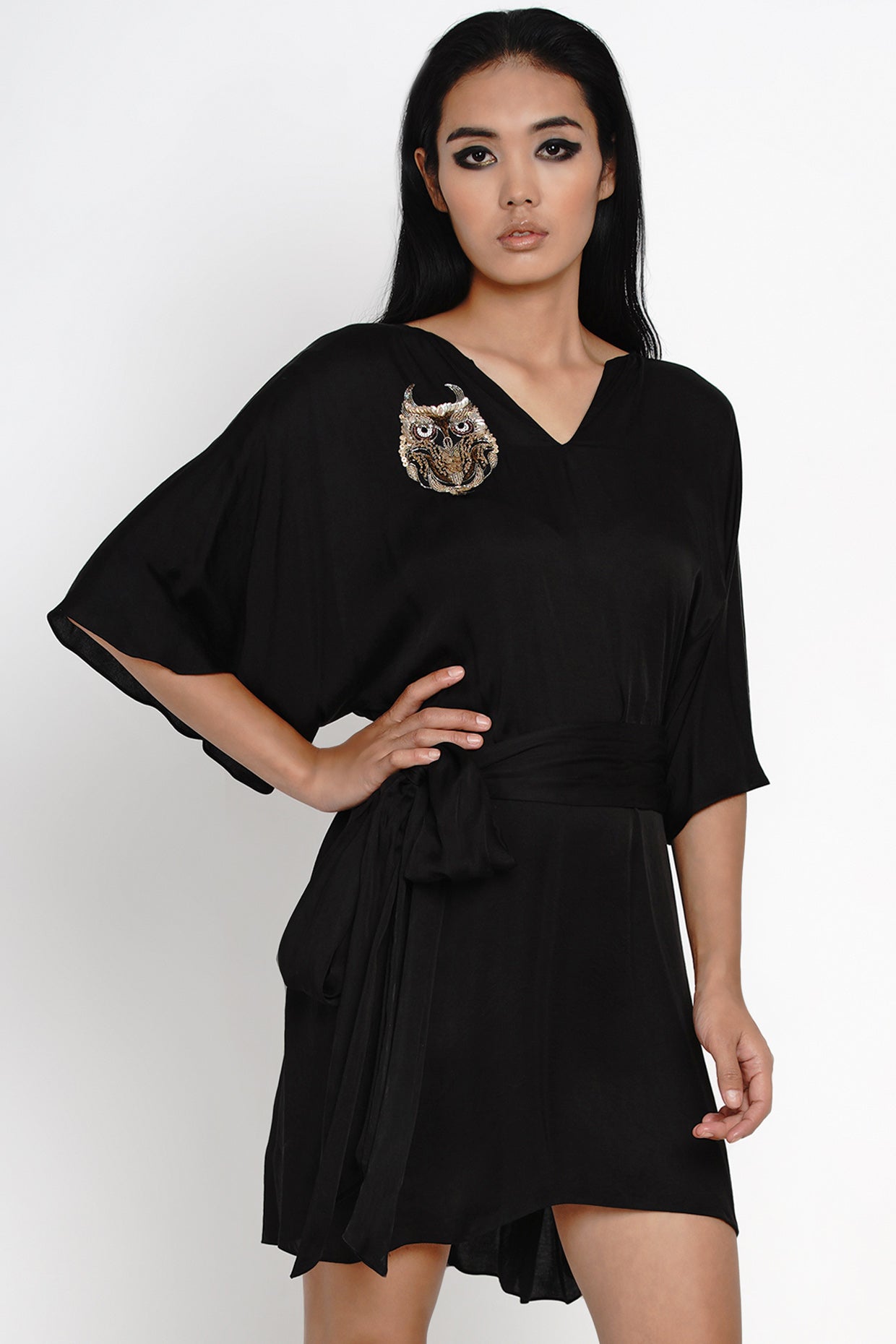 BLACK TWO-NITE DRESS