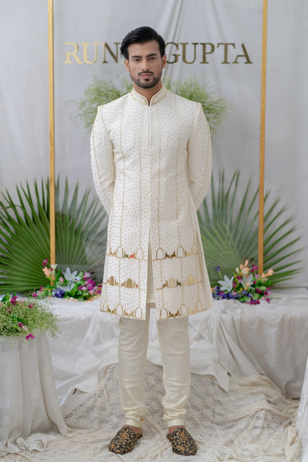 ivory sherwani