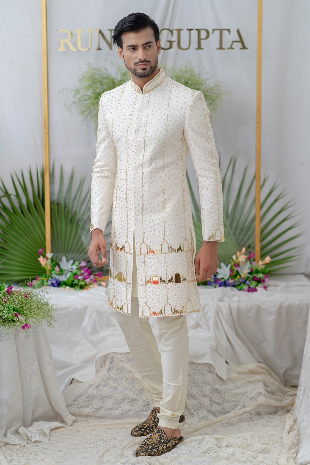 ivory sherwani