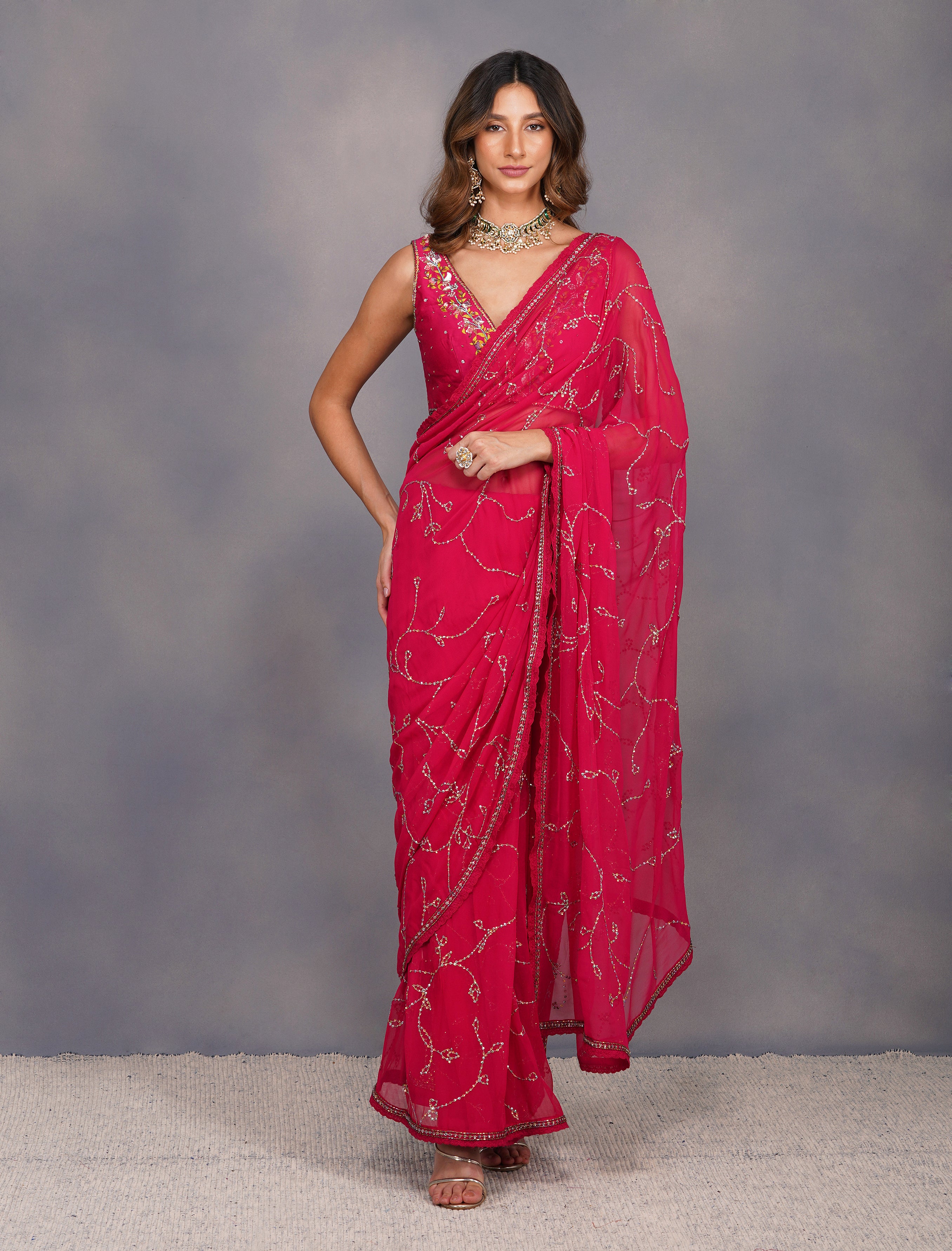 JARDIN GALAXIE SAREE SET