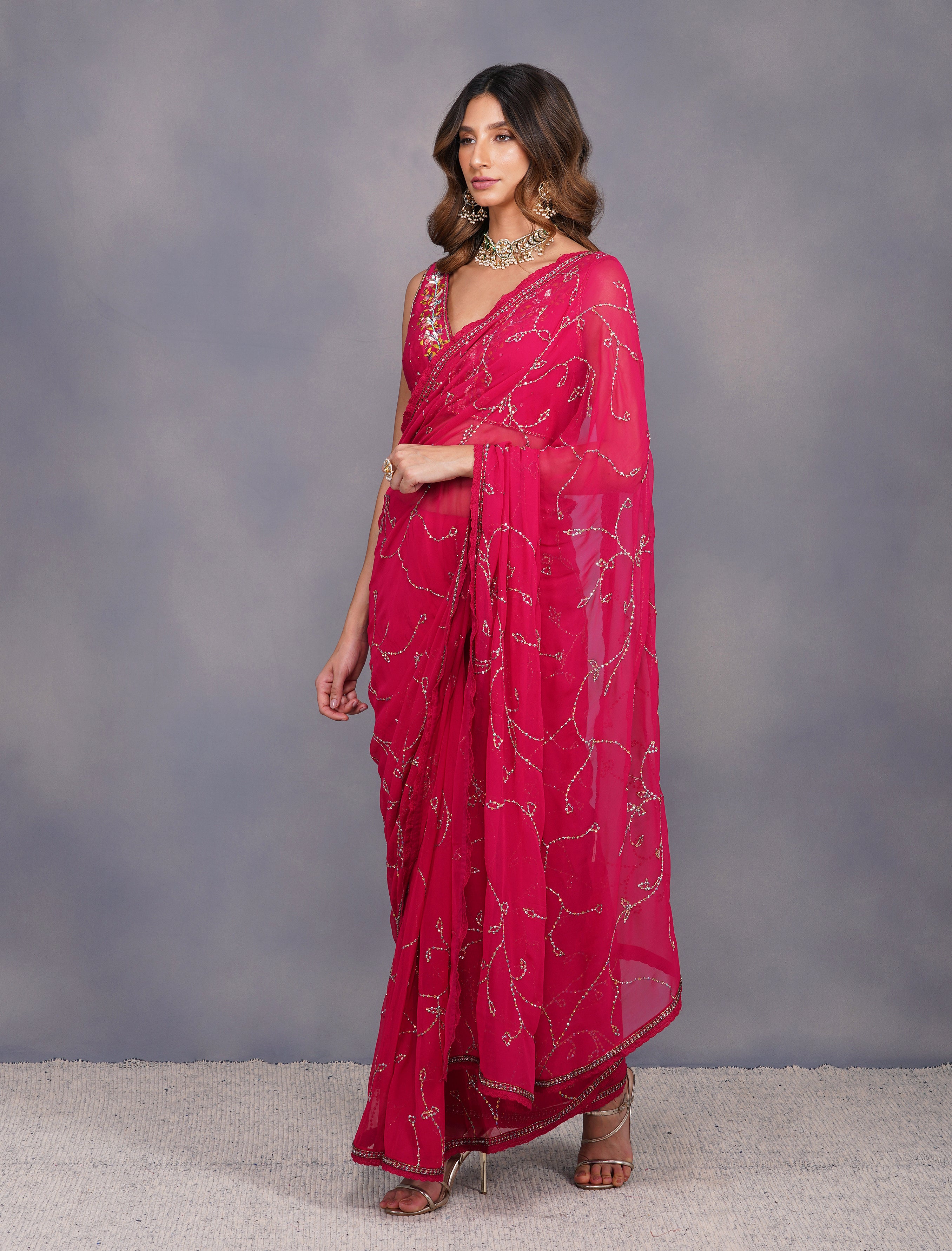 JARDIN GALAXIE SAREE SET