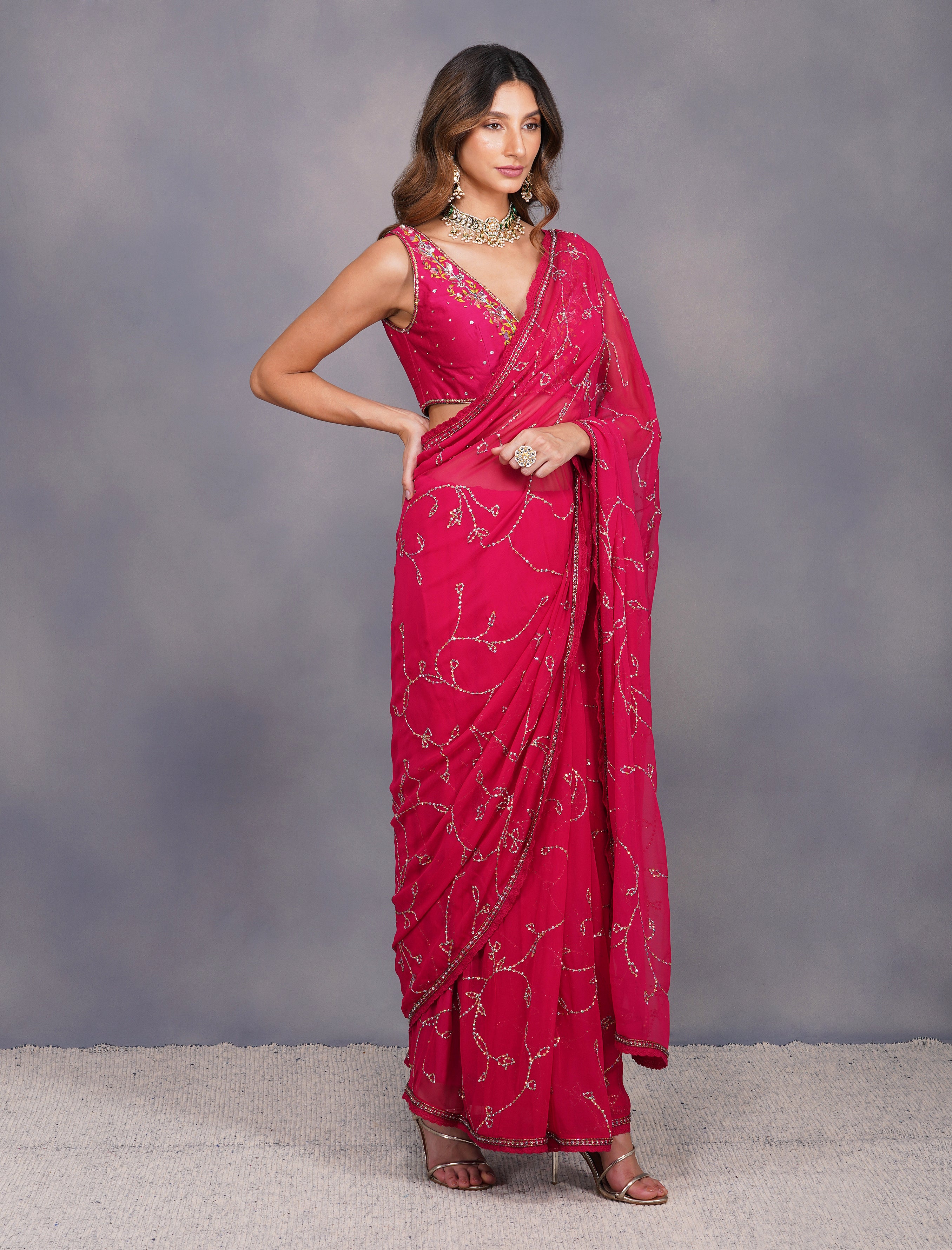 JARDIN GALAXIE SAREE SET