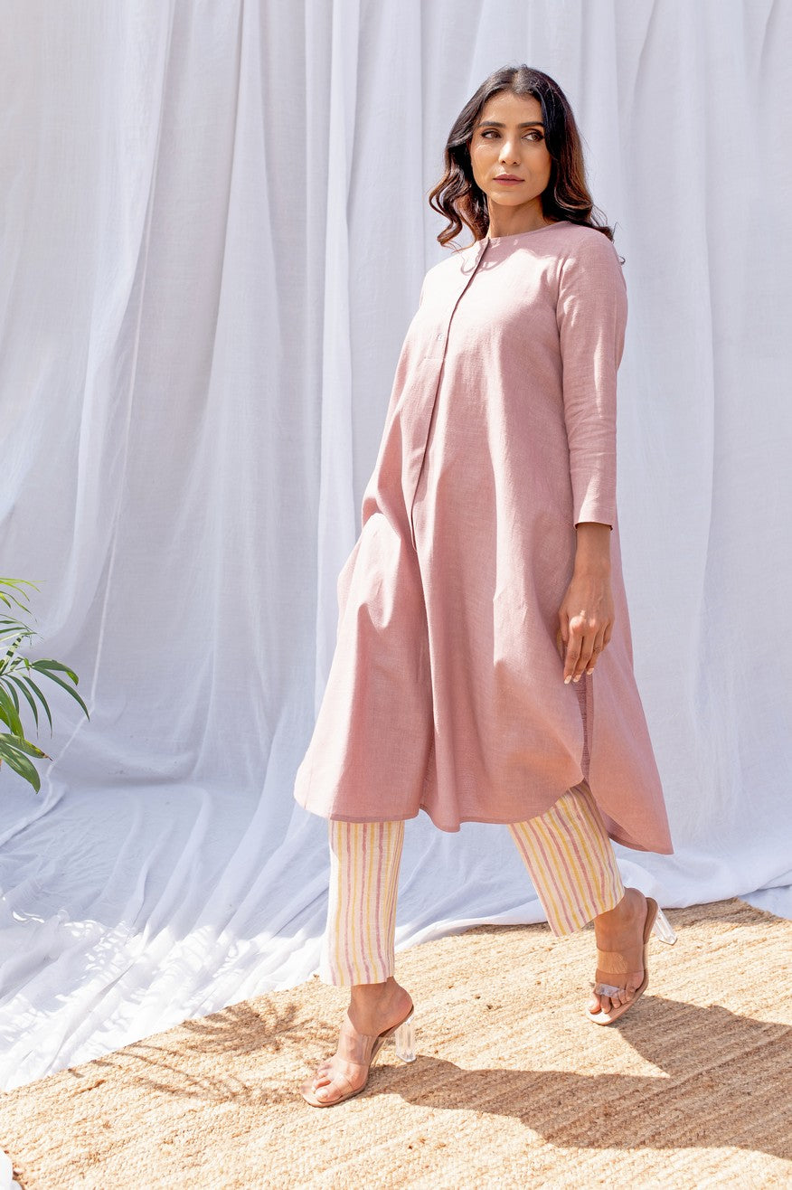 Dusty Pink Kurta Set