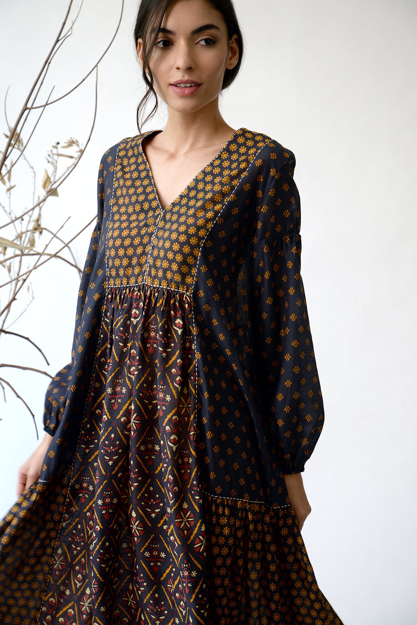 Youssofia Patchwork Dress