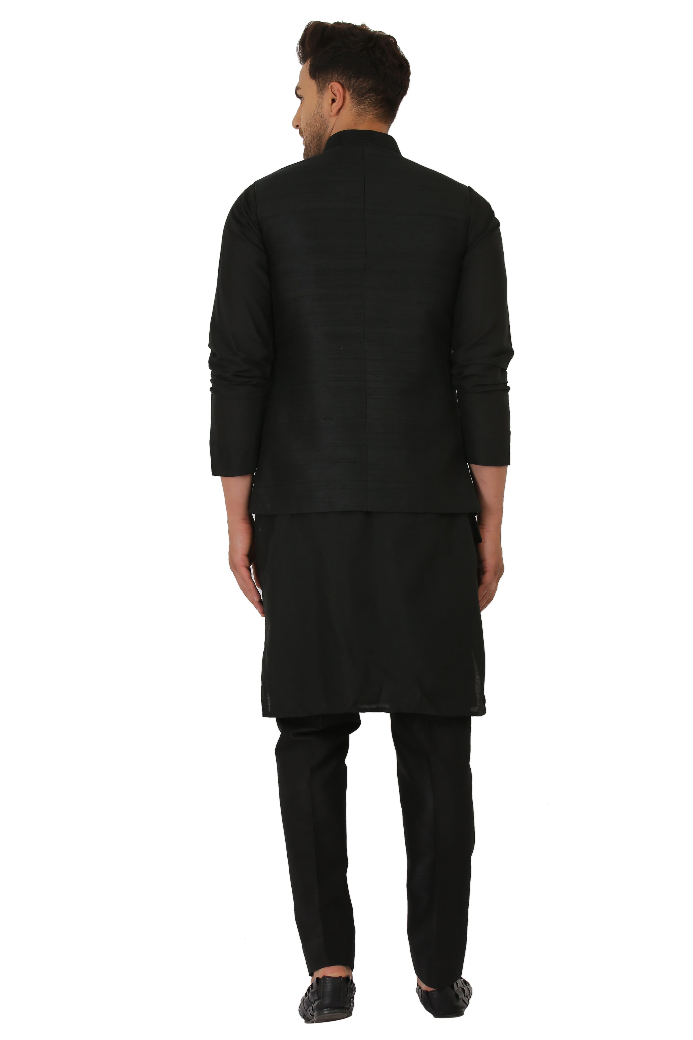 Black Nehru Jacket Set