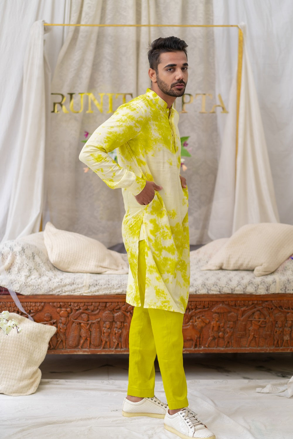 tie and dye kurta