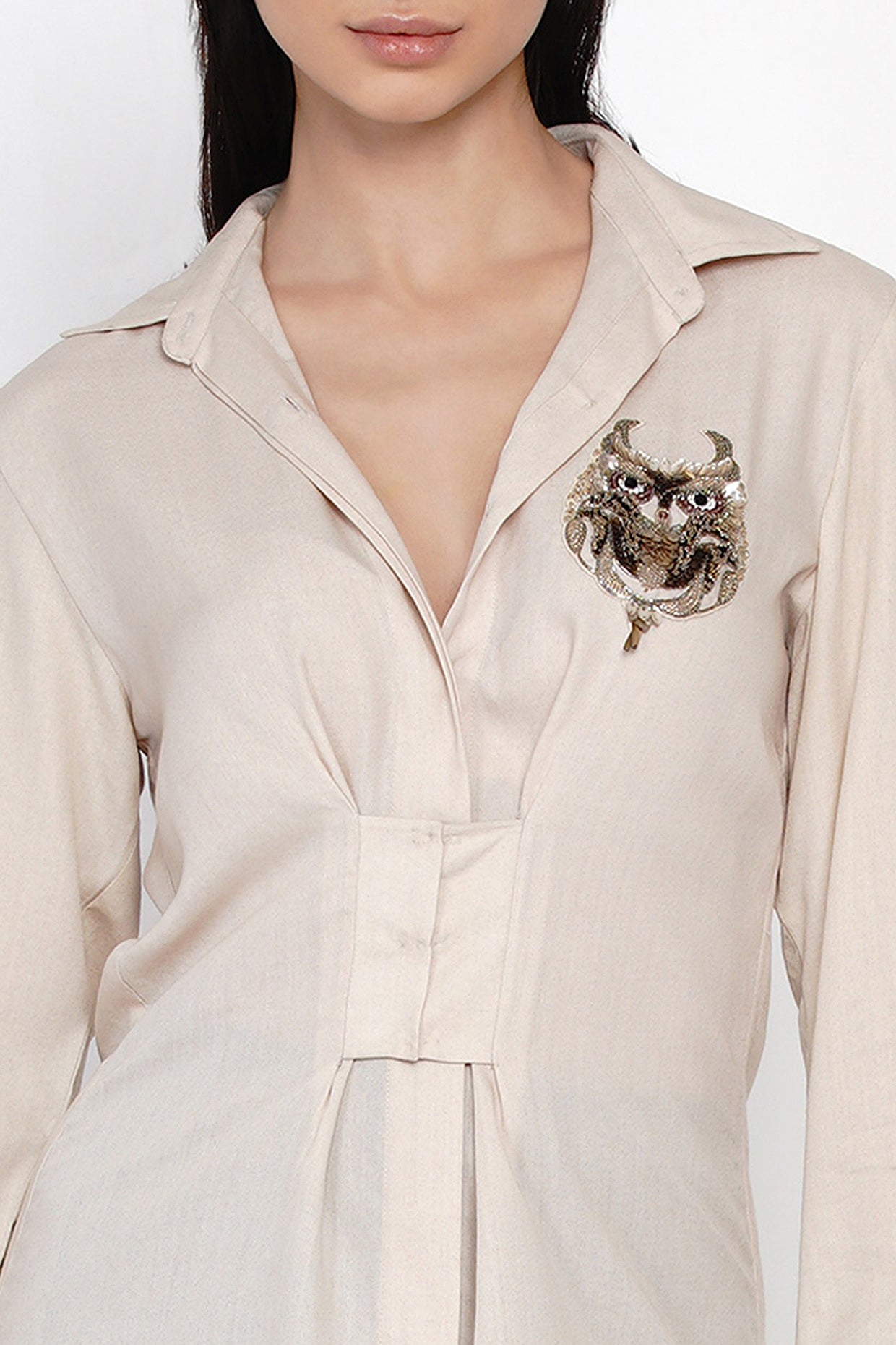 STACK SHIRT BEIGE