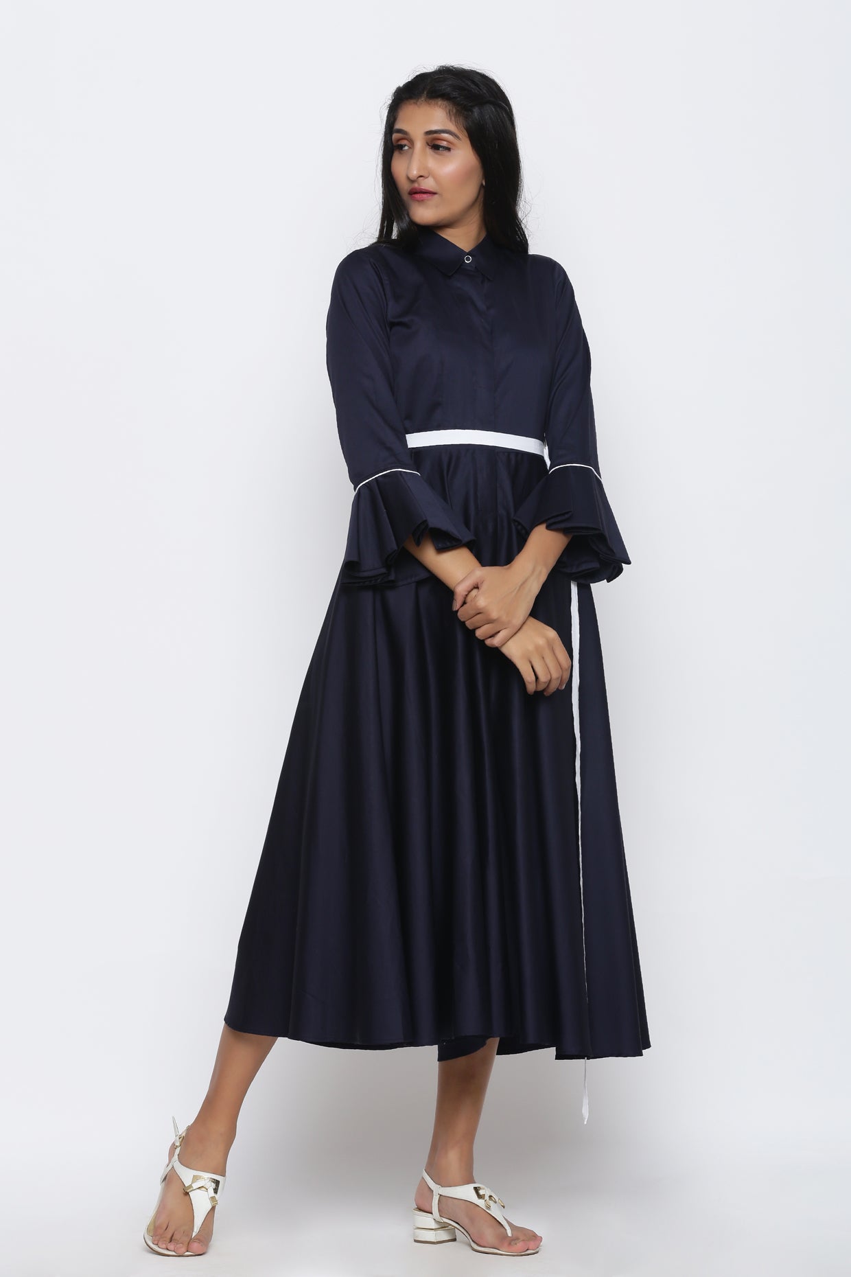 Drama Sleeve Culotte Jumpsuit