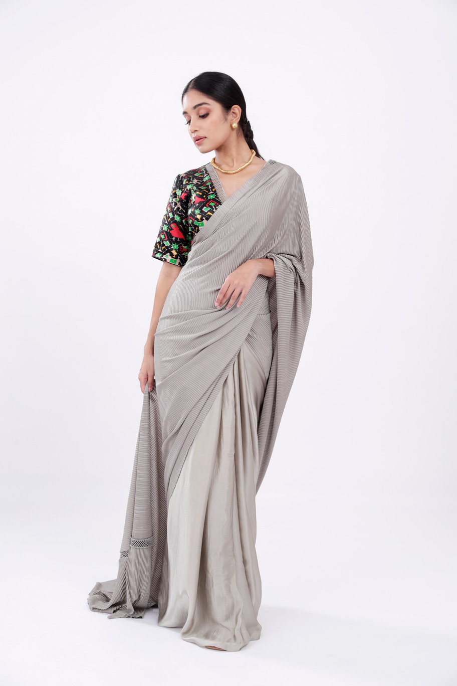 cocktail saree