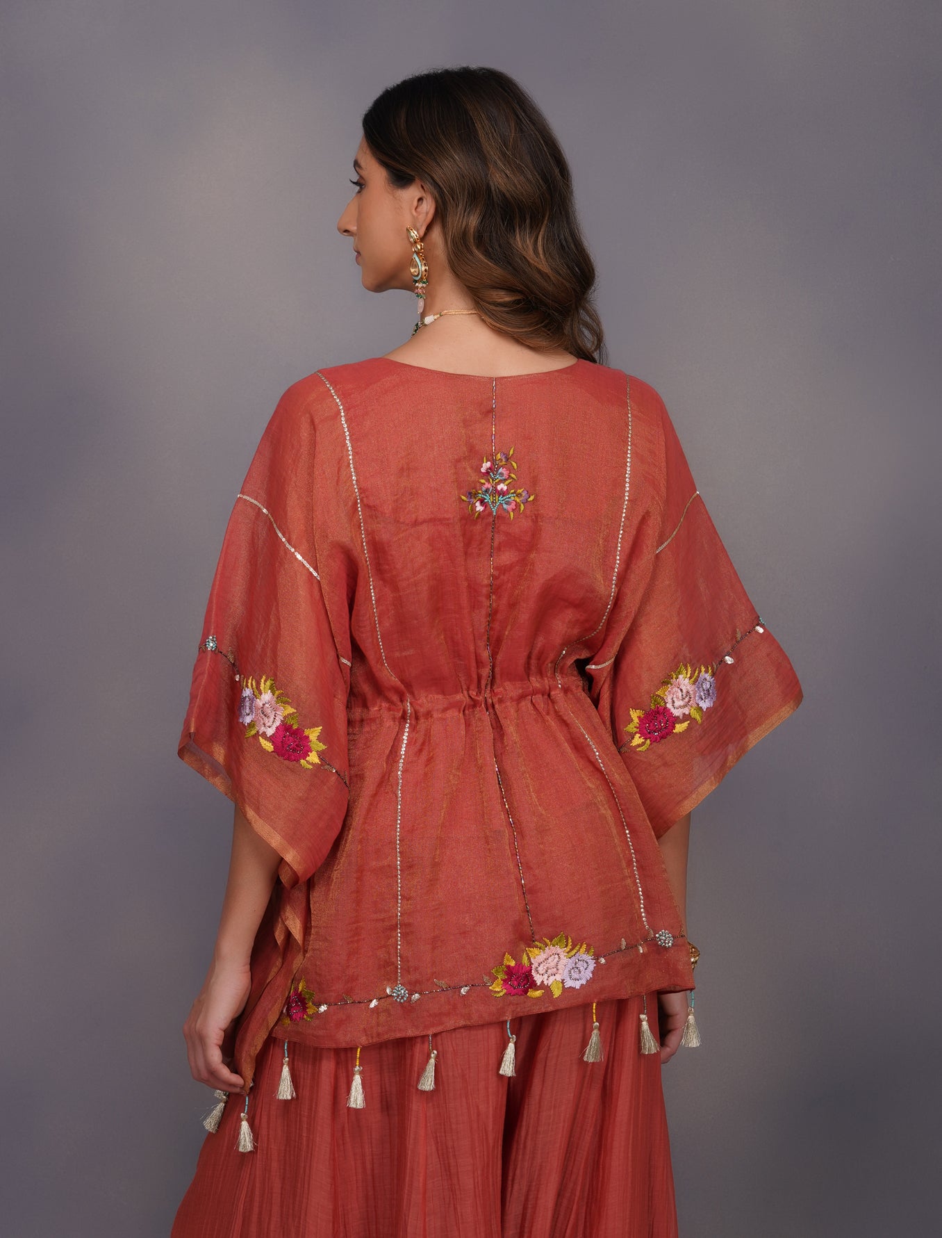 JARDIN GALAXIE KAFTAN SHARARA SET