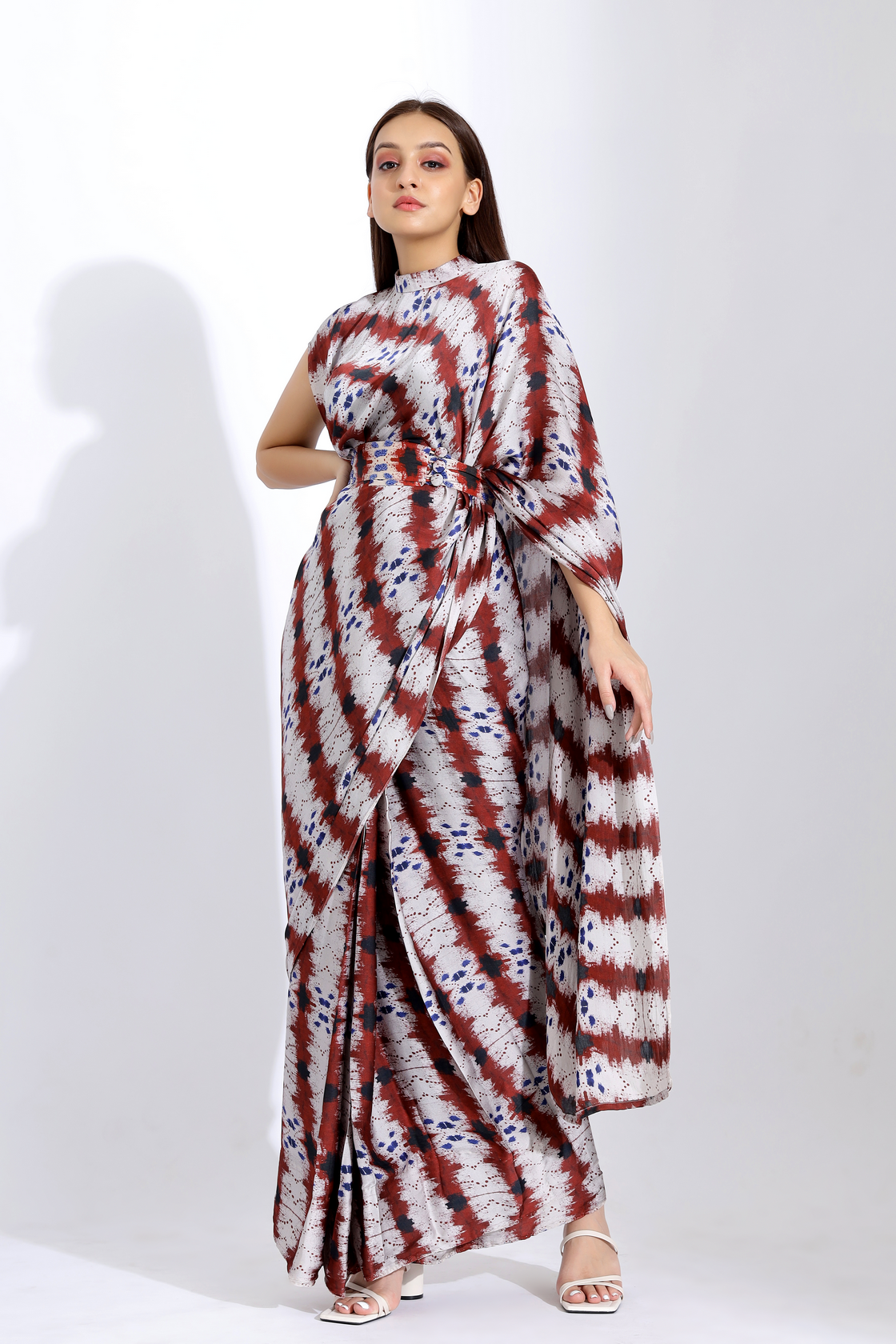 PRINTED PRE-STITCHED SAREE