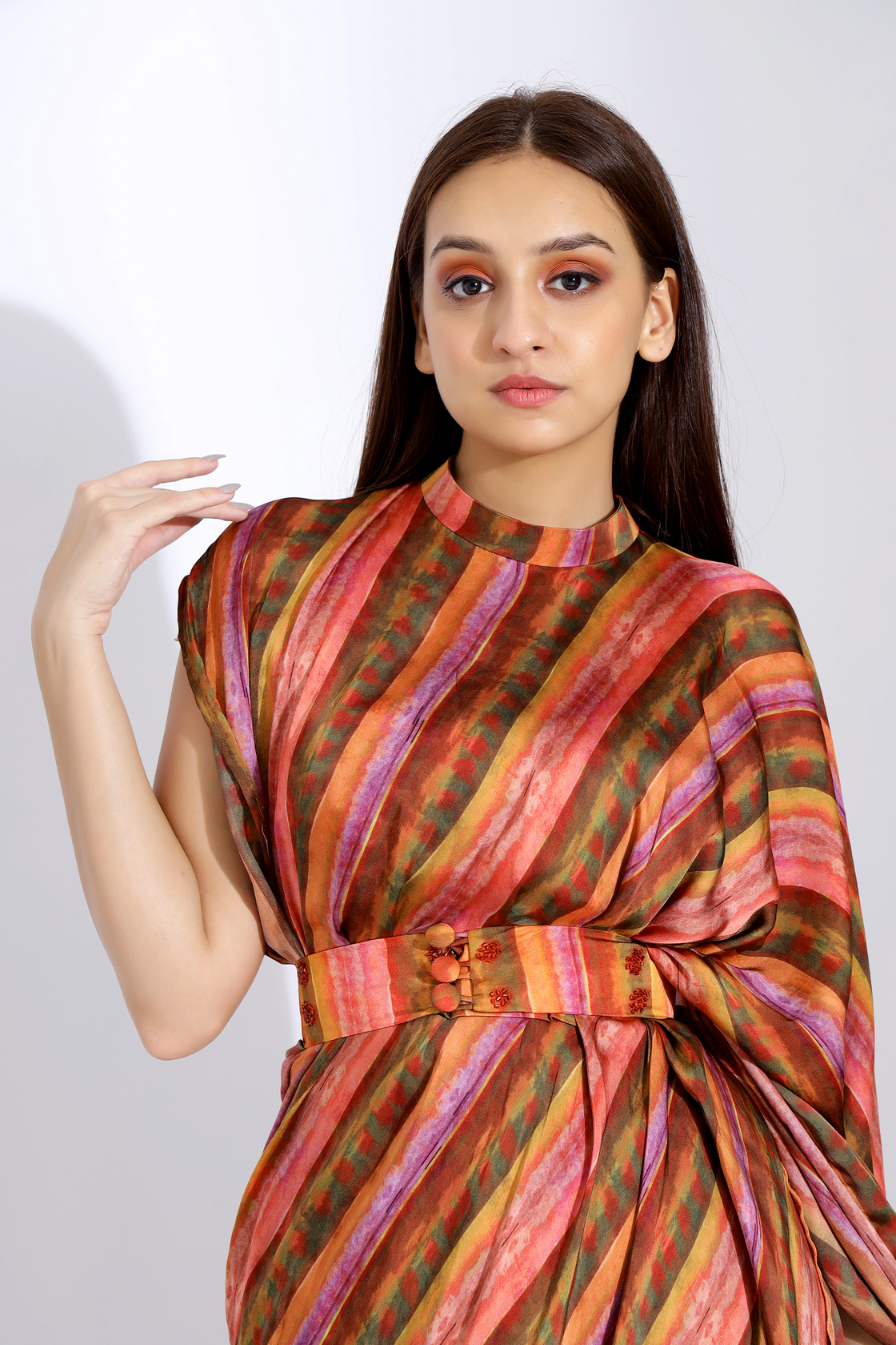 PRINTED PRE-STITCHED SAREE