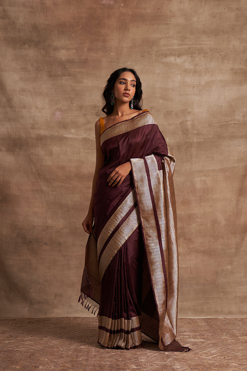 Geometric Zari Pure Silk saree