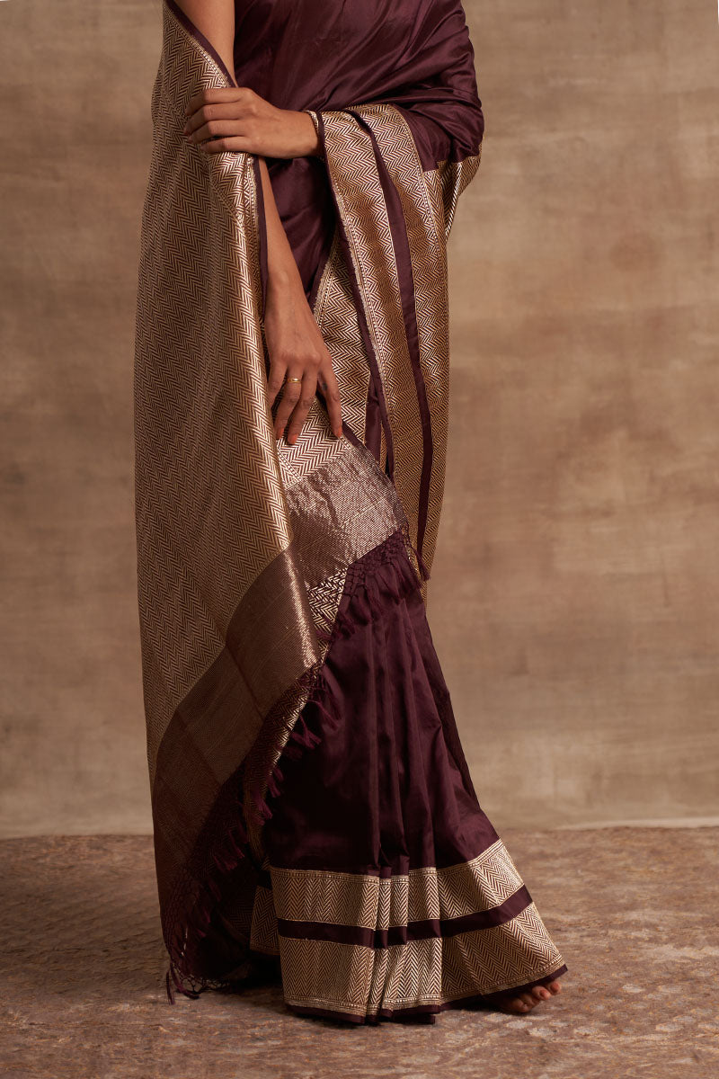 Geometric Zari Pure Silk saree