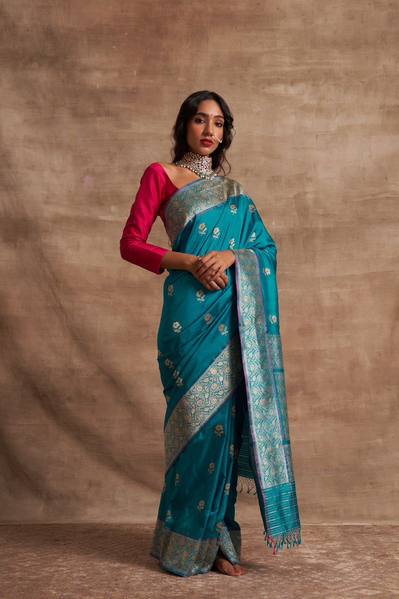 Buttedar Zari Pure Silk saree