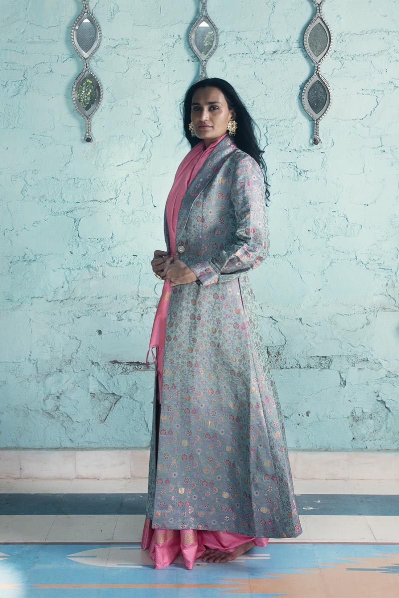 Brocade Zari Satin Benarasi Handloom Jacket