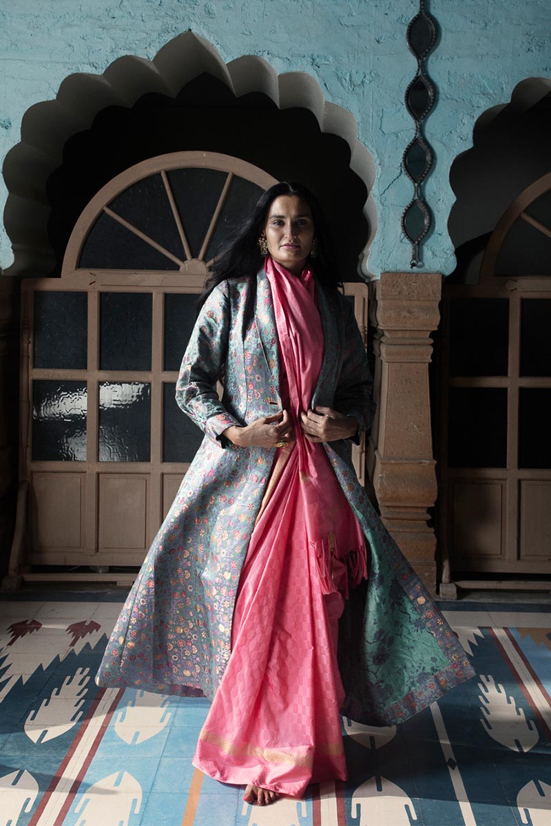 Brocade Zari Satin Benarasi Handloom Jacket