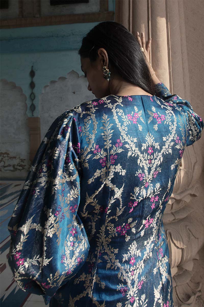 Brocade Zari Satin Benarasi Handloom Jacket