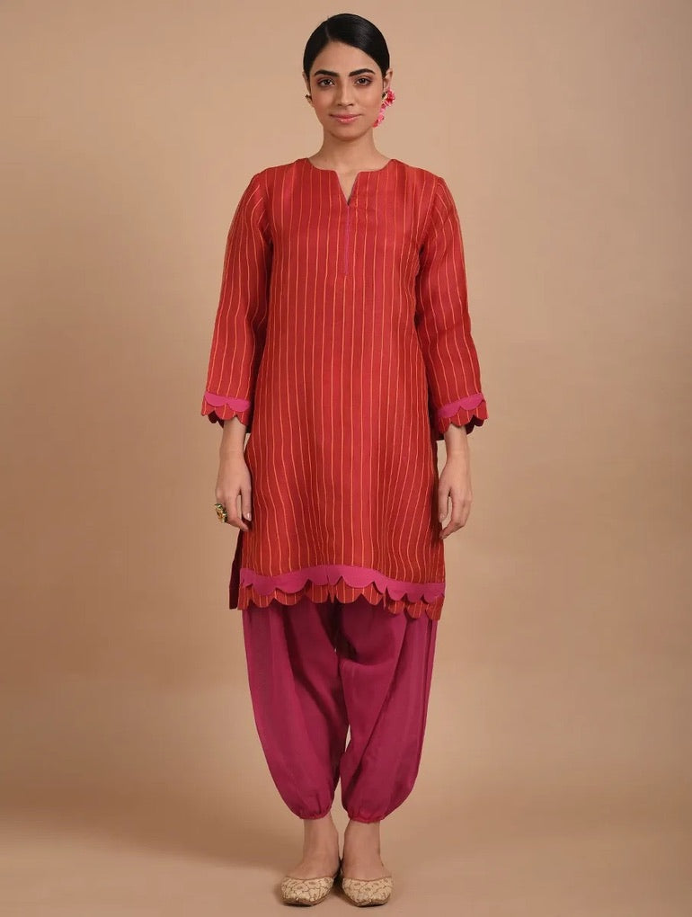 STRIPES SHORT KURTA