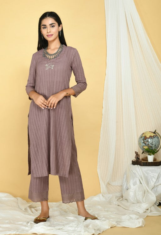 Rosewood Cotton Kurta